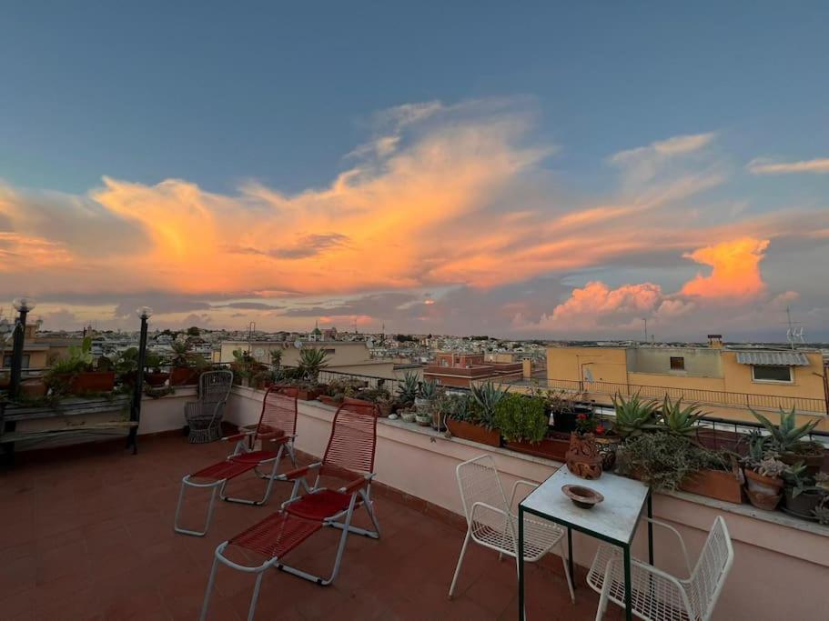 Rosa'S Terrace Roma Panoramic Penthouse Apartment Luaran gambar